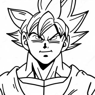 Goku I Super Saiyan Form Malarbild 57785-48036