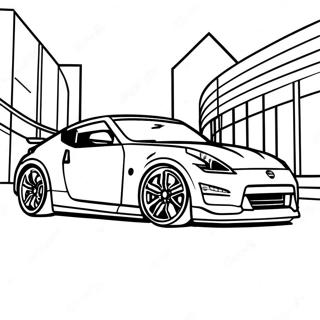 Nissan 370z Sportbil Malarbild 57844-48083