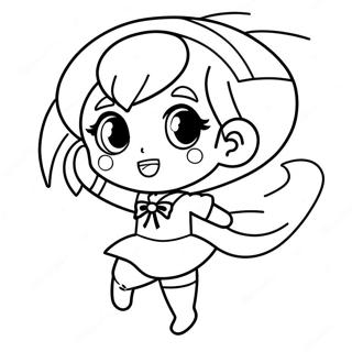 Chibi Sailor Mercury I Aktion Malarbild 57915-48142