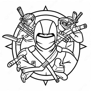 Spy Ninjas Logotyp Malarbild 5794-4628