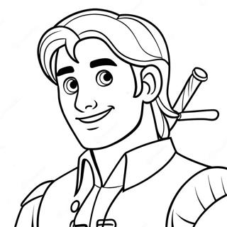 Aventyrlig Flynn Rider Malarbild 58095-48287