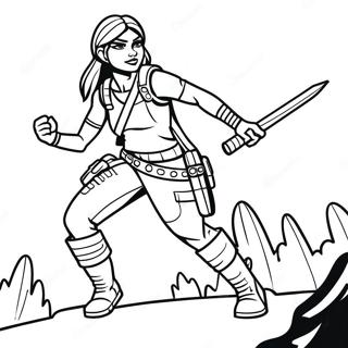 Renegade Raider I Stridsstallning Malarbild 58255-48414