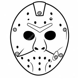 Jason Mask Malarbild 58294-48448