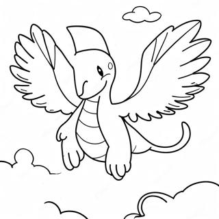 Lugia Flyger I Himlen Farglaggningssida 58335-48486