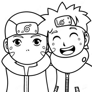 Naruto Och Hinata Målarbilder