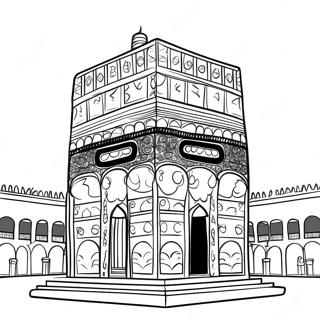 Kaaba I Mecka Farglaggningssida 58425-48556