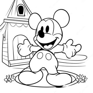 Mickey Mouse Playhouse Aventyr Fargblad 58486-48593