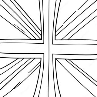 Union Jack Flagga Fargblad 58546-48635