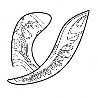 Fargglad Boomerang Flygande Malarbild 58856-48884