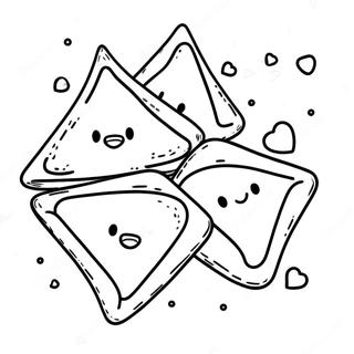 Lacker Hamantaschen Med Strossel Malarbild 58916-48939