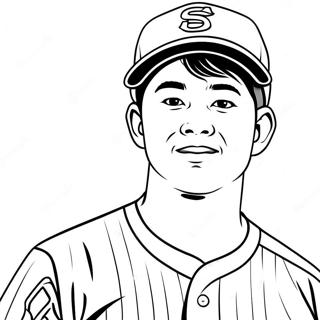 Shohei Ohtani Malarbild 59246-49179