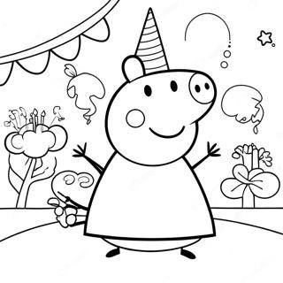 Peppa Pig Fodelsedagsfirande Malarbild 59296-49227