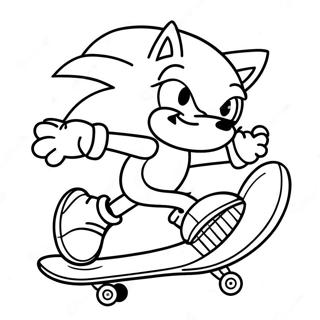 Sonic Skateboard Farglaggningssida 59426-49330