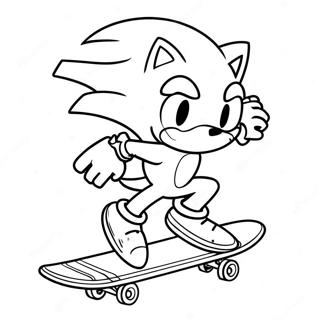 Sonic Skateboard Farglaggningssida 59426-49331