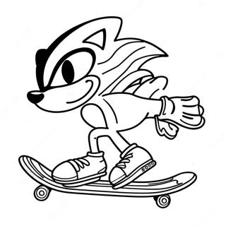 Sonic Skateboard Farglaggningssida 59426-49332