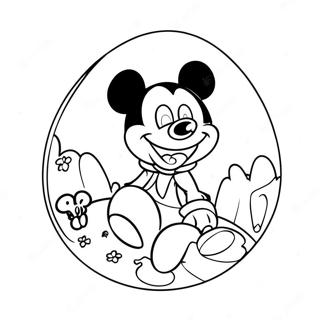 Mickey Mouse Paskagg Malarbild 59617-49478