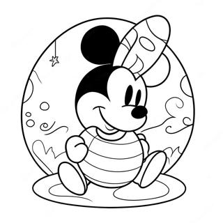 Mickey Mouse Paskagg Malarbild 59617-49480