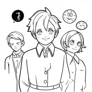 The Promised Neverland Malarbild 59626-49490