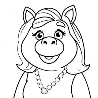 Miss Piggy Malarbild 59646-49499