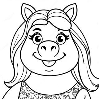 Miss Piggy Malarbild 59646-49500