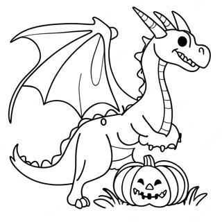 Halloween Draken Malarbild 59676-49532