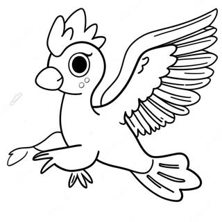 Majestatisk Articuno Flygande Malarbild 59727-49569