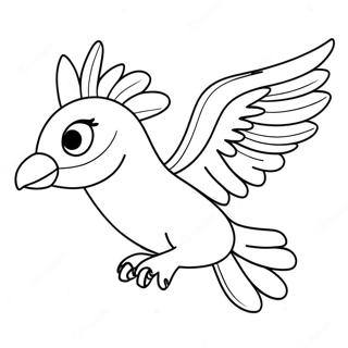 Majestatisk Articuno Flygande Malarbild 59727-49572