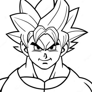 Goku I Super Saiyan Form Malarbild 59867-49679