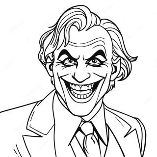 Joker Skrattar Maniskt Malarbild 59947-49751