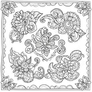 Fargglada Bandana Designer Malarbild 59997-49790