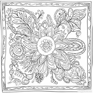 Fargglada Bandana Designer Malarbild 59997-49791