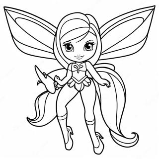 Magisk Winx Club Stella Malarbild 60507-50207