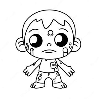 Sot Chibi Zombie Farglaggningssida 60607-50275