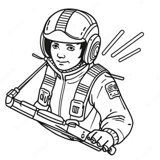 X Wing Pilot I Aktion Malarbild 60767-50399