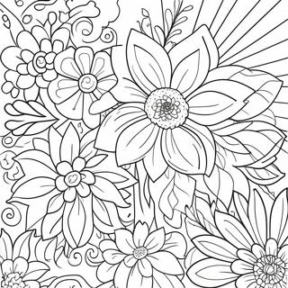 Lev Skratta Alska Blomsterdesign Malarbild 60837-50454