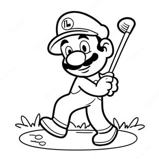 Mario Golf Målarbilder