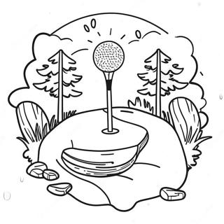 Discgolf Målarbilder