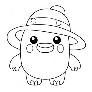 Sot Domo Med Hatt Malarbok 61907-51317