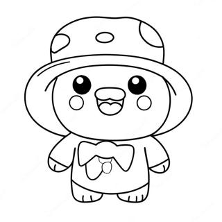 Sot Domo Med Hatt Malarbok 61907-51318