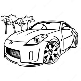 Nissan 350z Sportbil Malarbok 61946-51342