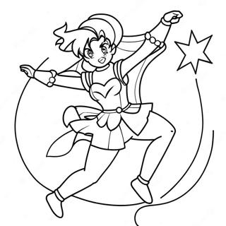 Sailor Jupiter I Stridsstallning Malarbild 62518-51791