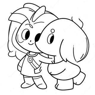 Chara Och Asriel Undertale Malarbild 6255-4998