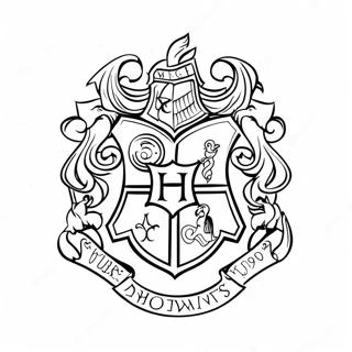 Magiskt Hogwarts Emblem Malarbild 62678-51914