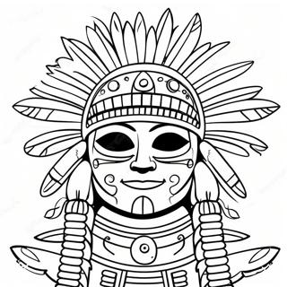 Fargglad Kachina Docka Malarbild 63120-52248