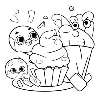 Bluey Muffin Med Vanner Malarbok 6315-5143