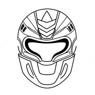 Fargglad Power Ranger Mask Malarbild 63450-52511