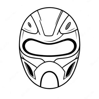 Fargglad Power Ranger Mask Malarbild 63450-52512