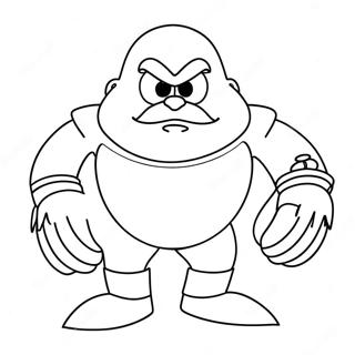 Dr Robotnik Malarbild 63469-52503