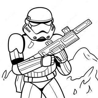 Fruktansvard Sith Trooper I Strid Malarbild 63750-52747