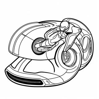 Tron Ljuscykel Racing Malarbok 63820-52794